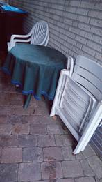 Tuinset Hartman tuinstoelen en tafel, Ophalen, Gebruikt, Kunststof, Stoel