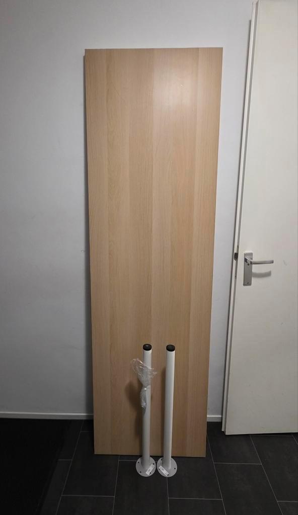 Ikea Lagkapten Bureau met Poten - 200x60cm, Huis en Inrichting, Bureaus, Gebruikt, Bureau, Ophalen