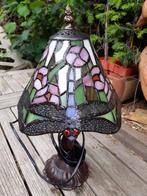 Tiffanylamp met Libelle Design, Nieuw, Ophalen of Verzenden, Minder dan 50 cm, Tiffany