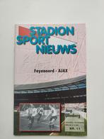 Feyenoord - Ajax officieel programma 24 november 1996, Verzenden, Zo goed als nieuw, Ajax, Overige typen