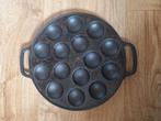 Vintage gietijzeren poffertjesplaat!, Ophalen of Verzenden, Gebruikt, Gietijzer
