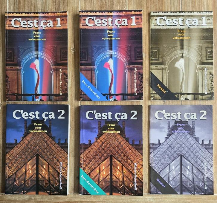 C est ca - Deel 1 en Deel 2 - Cursus Frans voor volwassenen, Boeken, Studieboeken en Cursussen, Gelezen, Niet van toepassing, Alpha