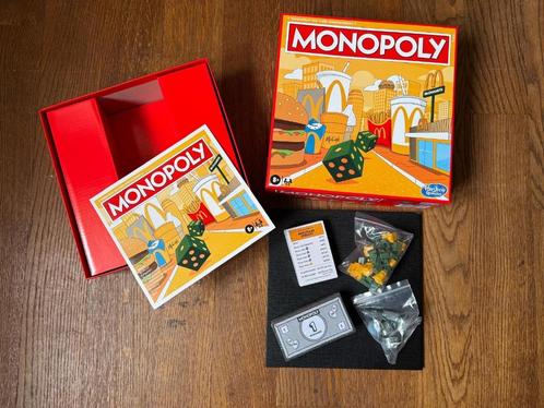 Hashbro Monopoly McDonalds 2024 Bordspel, Hobby en Vrije tijd, Gezelschapsspellen | Bordspellen, Nieuw, Een of twee spelers, Drie of vier spelers