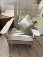 Houten Strandstoel - Wit Geschilderd, Ophalen