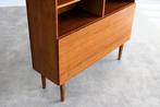 vintage boekenkast | buffetkast | jaren 60 | Deens, Gebruikt, ., Glas, Ophalen of Verzenden