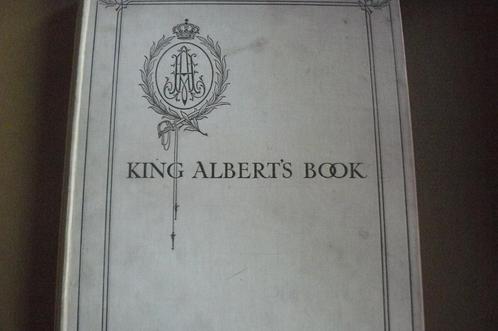KING ALBERT / Aking Albert's Book / A tribute / 1914, Verzamelen, Koninklijk Huis en Royalty, Kaart, Foto of Prent, Verzenden