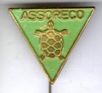 Assoreco groen op koper schildpad speldje ( U_544 ), Verzamelen, Speldjes, Pins en Buttons, Verzenden, Nieuw, Merk, Speldje of Pin