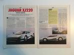 Artikel Jaguar XJ220, Boeken, Auto's | Folders en Tijdschriften, Overige merken, Ophalen of Verzenden, Zo goed als nieuw