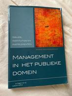 Management in het publieke domein, Boeken, Ophalen of Verzenden, Uitgeverij Coutinho, Zo goed als nieuw, HBO