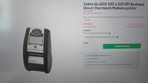 Zebra label printer  nieuw nog in doos ., Computers en Software, Labelprinters, Nieuw, Qwerty, Etiket, Tape-label, Ophalen of Verzenden