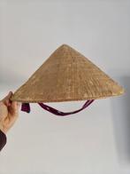 Aziatische Rijsthoed, Kleding | Dames, Hoed, Zo goed als nieuw, Geen merk, One size fits all