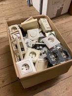 Doos vol met diverse elektra materialen teab, Ophalen of Verzenden, Gebruikt, Overige typen