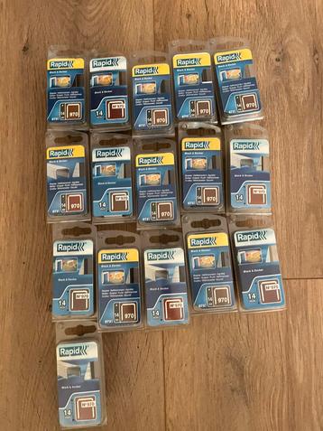 Nietjes voor tacker (3 maten) beschikbaar voor biedingen