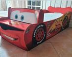 Autobed Cars met stoffen speelgoedbak zie omschrijving, Ophalen, Gebruikt, 70 tot 85 cm, 140 tot 160 cm
