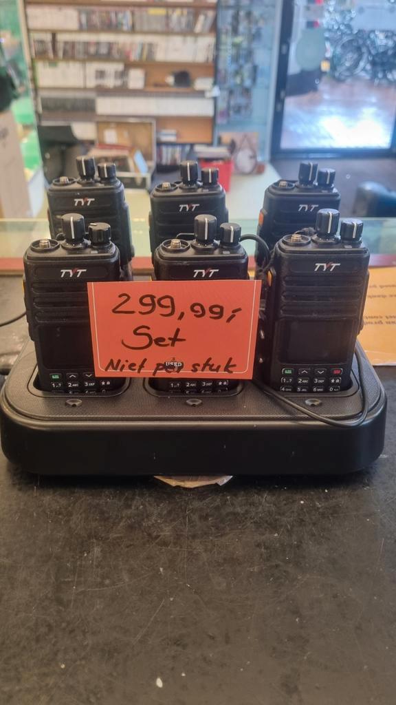 Set van 6 TYT Portofoons met Oplader, Telecommunicatie, Portofoons en Walkie-talkies, Gebruikt, Portofoon of Walkie-talkie, Ophalen of Verzenden