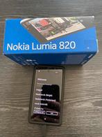 Nokia Lumia 820, Telecommunicatie, Ophalen of Verzenden, Zo goed als nieuw, Zwart, Zonder simlock