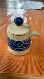 Porseleinen mosterd potje met deksel, Antiek en Kunst, Antiek | Servies los, Ophalen