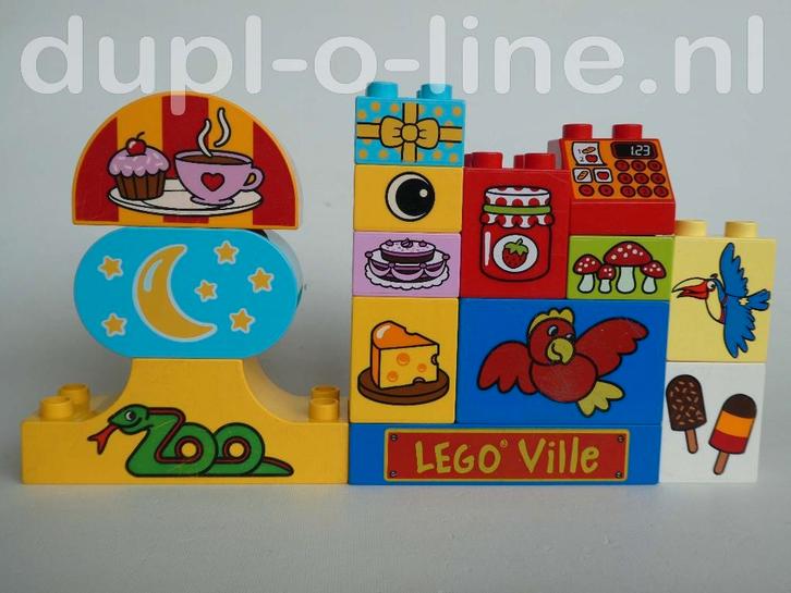 duplo blokken met plaatjes cijfers en letters los te koop, Kinderen en Baby's, Speelgoed | Duplo en Lego, Gebruikt, Duplo, Losse stenen