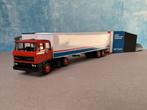 Lion Car DAF 2800 witte oplegger - Nieuw in doos, Ophalen of Verzenden, Nieuw, Bus of Vrachtwagen, Lion Toys