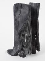 Steve Madden Bravados cowboy laars denim met franjes 40, Kleding | Dames, Schoenen, Ophalen of Verzenden, Zo goed als nieuw, Grijs