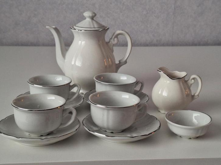 Antiek kinderservies Douwe Egberts (compleet), Antiek en Kunst, Antiek | Speelgoed, Ophalen of Verzenden
