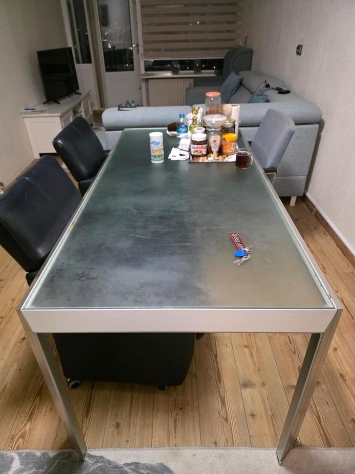 Eettafel & Salontafel Set, Huis en Inrichting, Tafels | Eettafels, Gebruikt, 50 tot 100 cm, 100 tot 150 cm, Vier personen, Rechthoekig