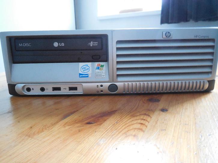 WINDOWS XP computer HP DC7600 sff, Computers en Software, Desktop Pc's, Gebruikt, 3 tot 4 Ghz, HDD, Minder dan 4 GB, Gaming, Ophalen of Verzenden