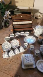 Compleet Jäger Eisenberg Blau Saks Servies, Antiek en Kunst, Ophalen