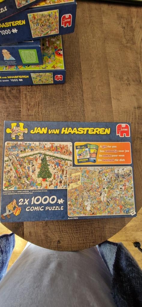 2x Jan van Haasteren Kerstkoopjes en Black Friday, Hobby en Vrije tijd, Denksport en Puzzels, Ophalen of Verzenden, 500 t/m 1500 stukjes