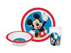 Mickey Mouse Kinderservies met Beker - Magnetron, Ophalen of Verzenden, Nieuw