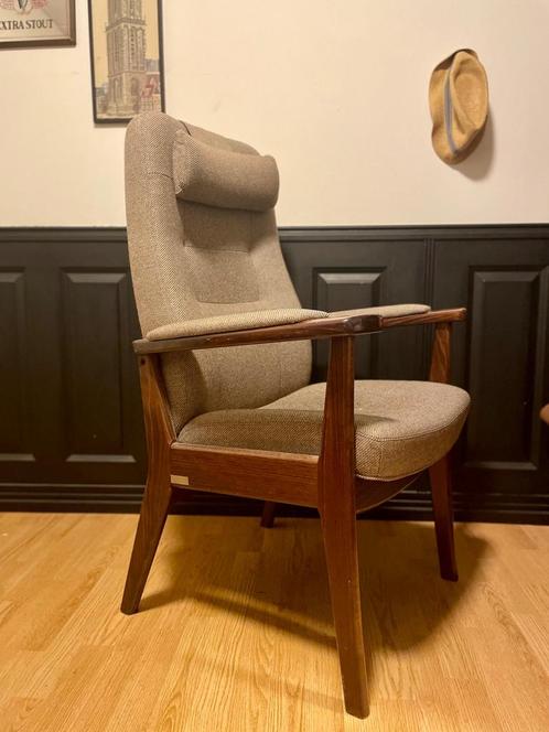 Deens design Farstrup (Sta Op Stoel), Huis en Inrichting, Fauteuils, Zo goed als nieuw, Hout, 50 tot 75 cm, Minder dan 75 cm, Ophalen