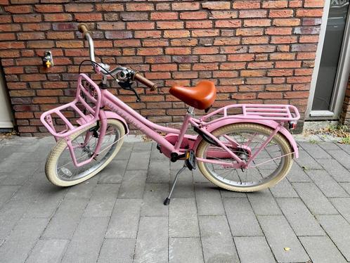 Supersuper Cooper meisjesfiets transportfiets 20 inch roze, Fietsen en Brommers, Fietsen | Meisjes, Zo goed als nieuw, 20 inch