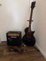 Compleet Elektrisch Gitaar set - LTD / ESP - Marshall., Ophalen, Met versterker, Zo goed als nieuw, Marshall