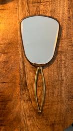 Mooie brocante handspiegel., Ophalen of Verzenden, Ovaal, Minder dan 50 cm