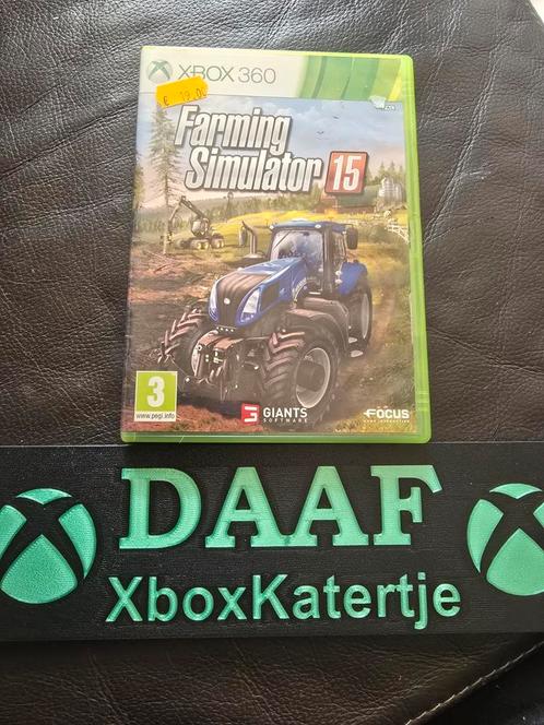 Farming simulator 15 - xbox 360, Spelcomputers en Games, Games | Xbox 360, Zo goed als nieuw, Simulatie, 1 speler, Vanaf 3 jaar