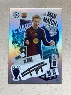 Topps Match Attax 2024-2025 Frenkie de Jong, Hobby en Vrije tijd, Stickers en Plaatjes, Ophalen of Verzenden, Zo goed als nieuw