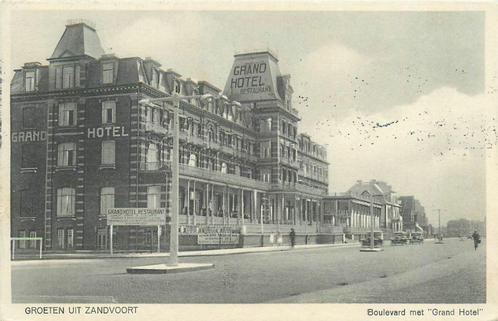 (701-399-049) Zandvoort Boulevard met Grand Hotel, Verzamelen, Ansichtkaarten | Nederland, Noord-Holland, Verzenden