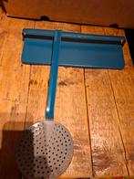 Petrol blauw lepelrek emaille, Antiek en Kunst, Ophalen of Verzenden