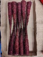 Toortsen  sisal donkerrood en rood voor kerststukjes, Ophalen of Verzenden, Nieuw