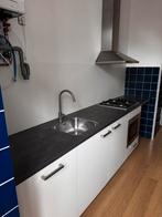 Complete Keller keuken incl. Inbouw apparatuur (2 jaar oud), Ophalen, Zo goed als nieuw, Wit