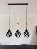 Moderne Hanglamp met 3 Lampenkappen, Huis en Inrichting, Lampen | Hanglampen, Ophalen of Verzenden, Zo goed als nieuw, Metaal