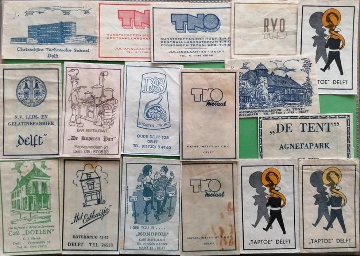 Delft 329, Verzamelen, Suikerzakjes, Verzenden