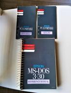 3 handboeken epson ms dos 3.30/2 epson reference manuals, Boeken, Informatica en Computer, Gelezen, Ophalen of Verzenden