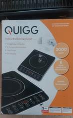 Quigg inductiekookplaat 2000W. NIEUW, Ophalen, 3 kookzones of minder, Zo goed als nieuw, Inductie