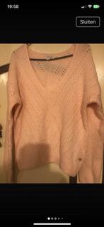 Trui v hals ajour rose maat 38 cottonclub, Ophalen of Verzenden, Zo goed als nieuw, Maat 38/40 (M), Roze