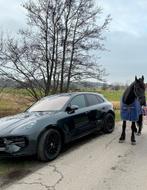 NL Porsche Macan  vulkaan grijs Panorama dak + 2e set velgen, Auto's, Automaat, Vierwielaandrijving, Particulier, SUV of Terreinwagen