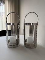 Riverdale zilveren lantaarns - perfecte staat!, Ophalen, Overige kleuren, 25 tot 50 cm, Zo goed als nieuw