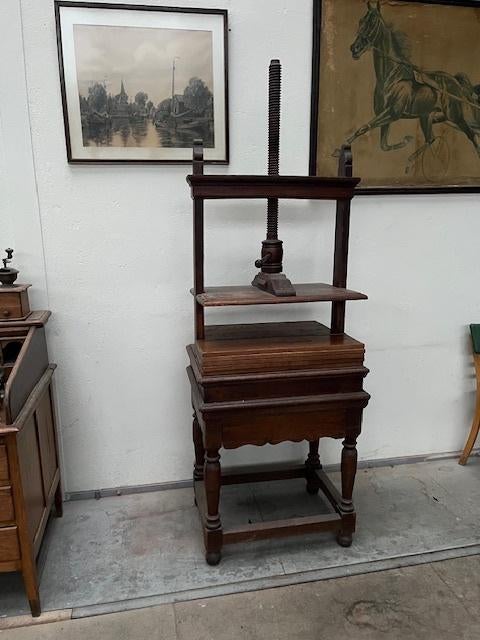 originele decoratieve oude linnenpers, Antiek en Kunst, Ophalen