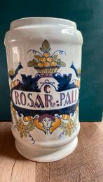 Antieke apothekerspot Rosar:Pall -Delft begin 20e eeuw, Antiek en Kunst, Ophalen of Verzenden