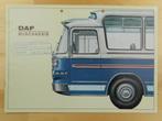 DAF Bus Brochure 1971 Touringcar Lijnbus, Ophalen of Verzenden, Zo goed als nieuw, Overige merken, DAF